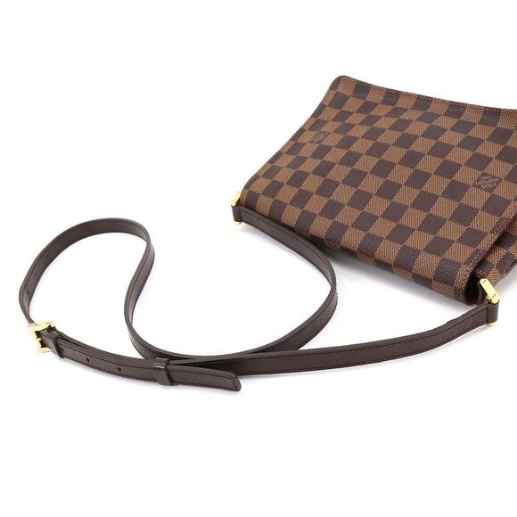 Louis Vuitton Damier Musette Tango Long Shoulder Bag Ebene - Picture 5 of 9